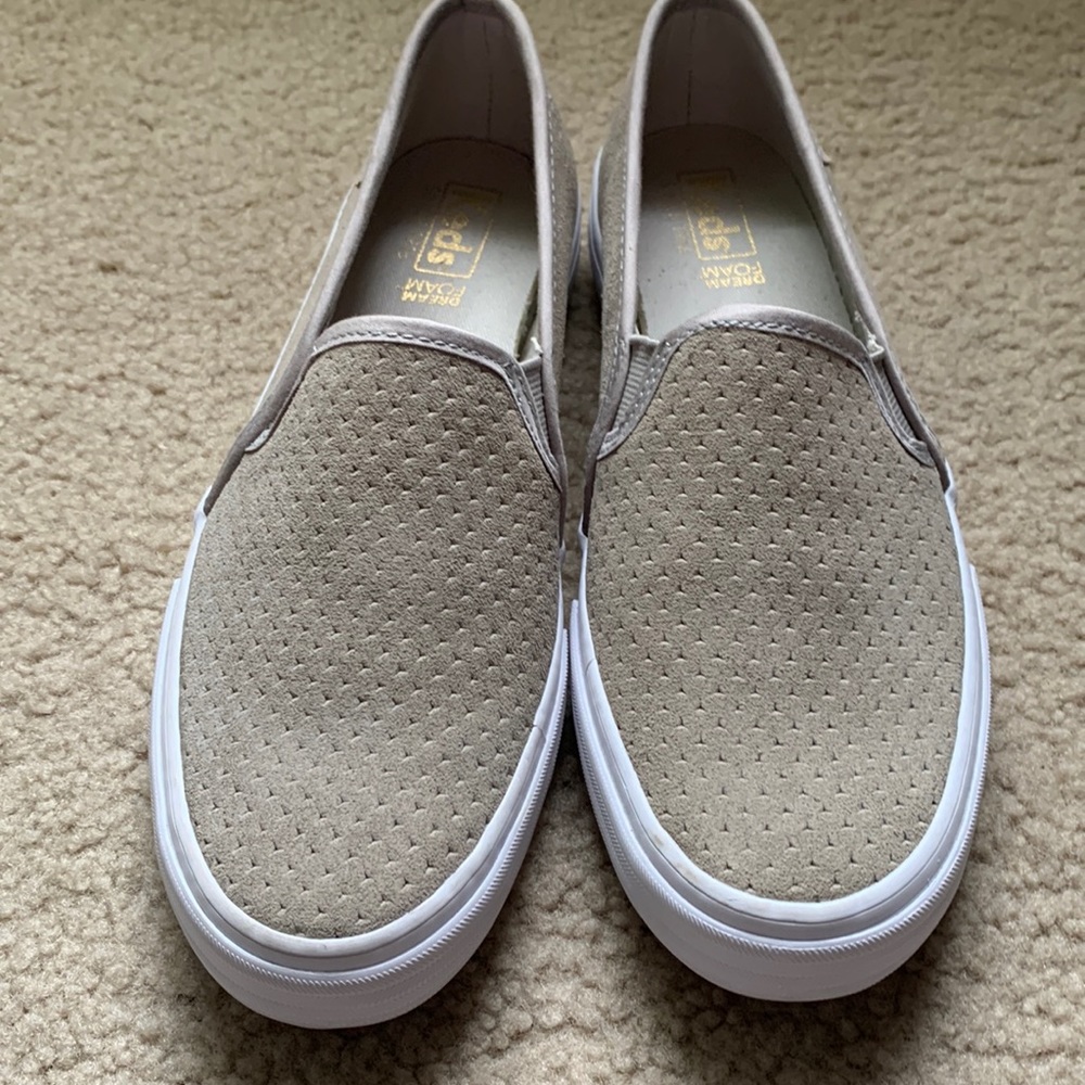 Brand new keds suede slip on sneakers